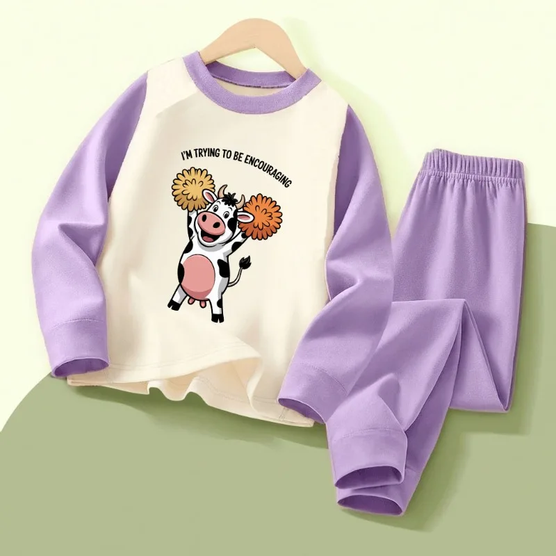 2026 autumn  new children's pajamas, soft cloud texture velvet pajamas, antibacterial and non allergic,Naked Home Clothing