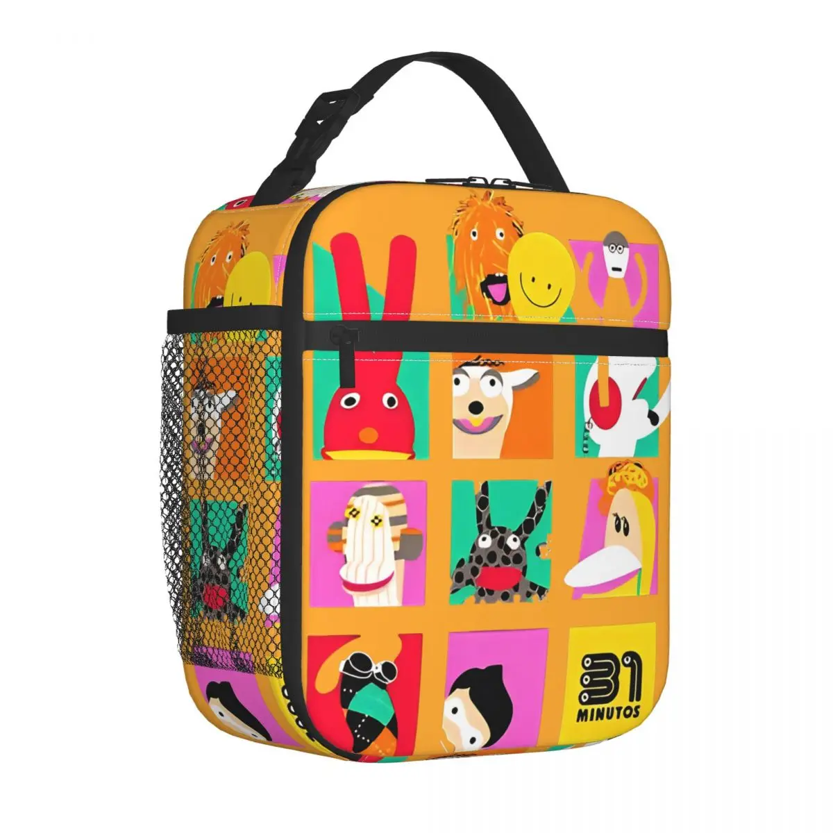 حقيبة تبريد معزولة لمدة 31 دقيقة   حاوية الوجبات الكوميدية التشيليزية كبيرة حمل صندوق الغداء أكياس تخزين المواد الغذائية المدرسة في الهواء الطلق