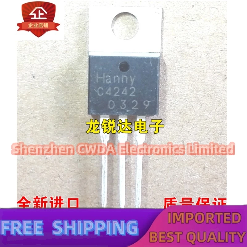 10PCS-20PCS   C4242 2SC4242 TO-220 NPN 7A 400V   In Stock Can Be Purchased