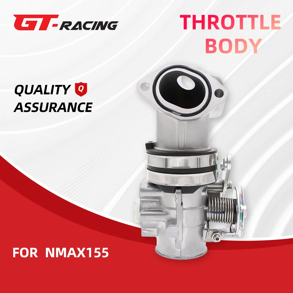 GT RACING Throttle Body for YAMAHA NMAX125 NMAX150 NMAX155 V1 32mm 34mm 36mm Racing Throttle Body High Quality 2DP E3750 01