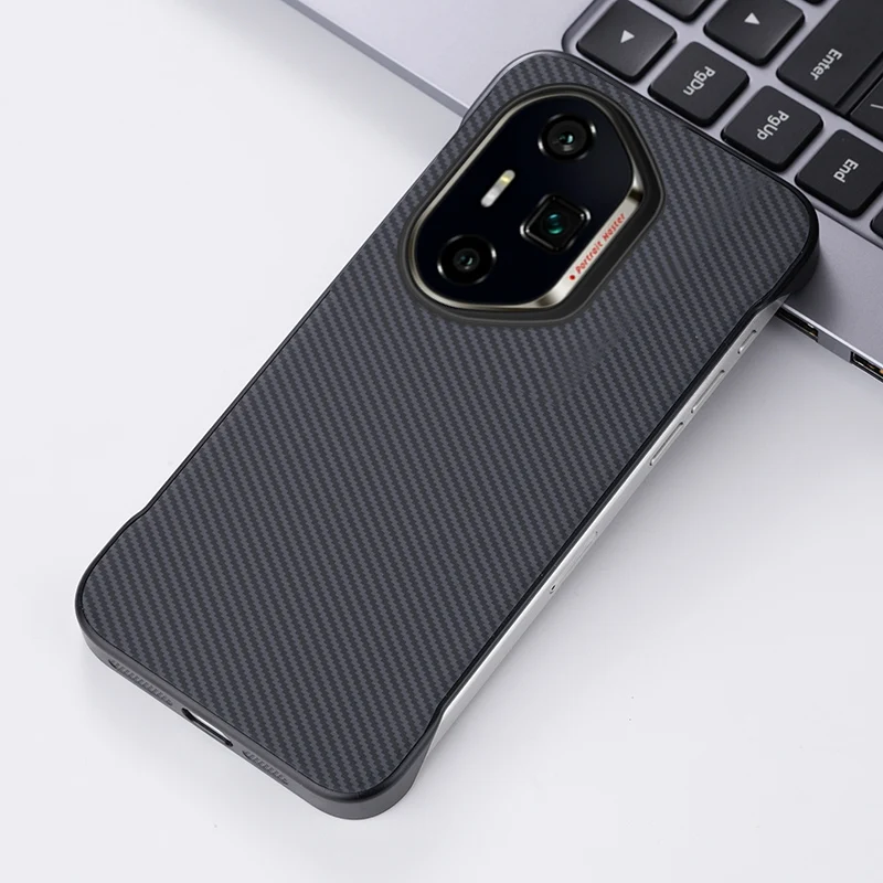Ultradünne Armor Carbon Fiber PC Bumper Hülle für Huawei Honor 300 200 100 90 80 70 60 50 Pro Stoßfeste Schutzhülle
