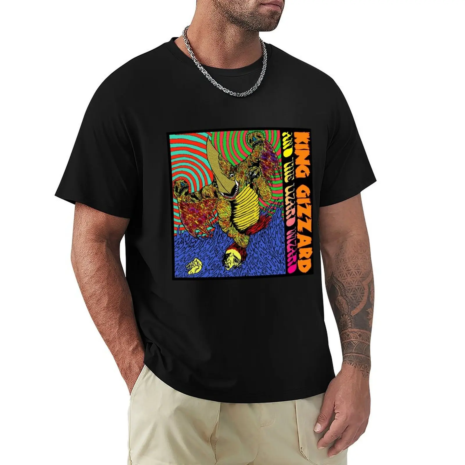 Best Seller Of King Gizzard And The Lizard Wizard are an Australian rock T-Shirt man t shirt luxury T-Shirt