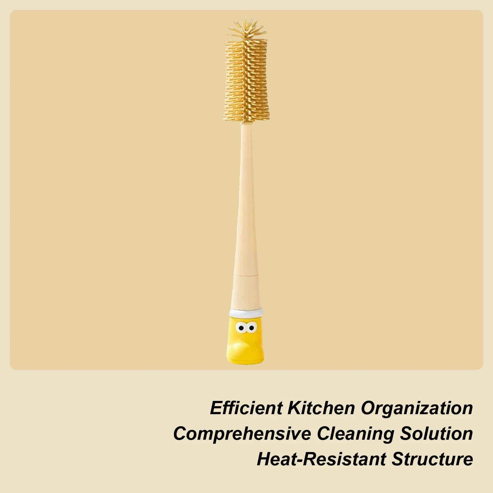 

Щетка для бутылок 5-в-1 Силиконовые чашки Инструменты для мытья Длинная ручка Щетка для бутылок Очиститель чашек Для соковыжималок Крышки Соломинки Соски Грудь