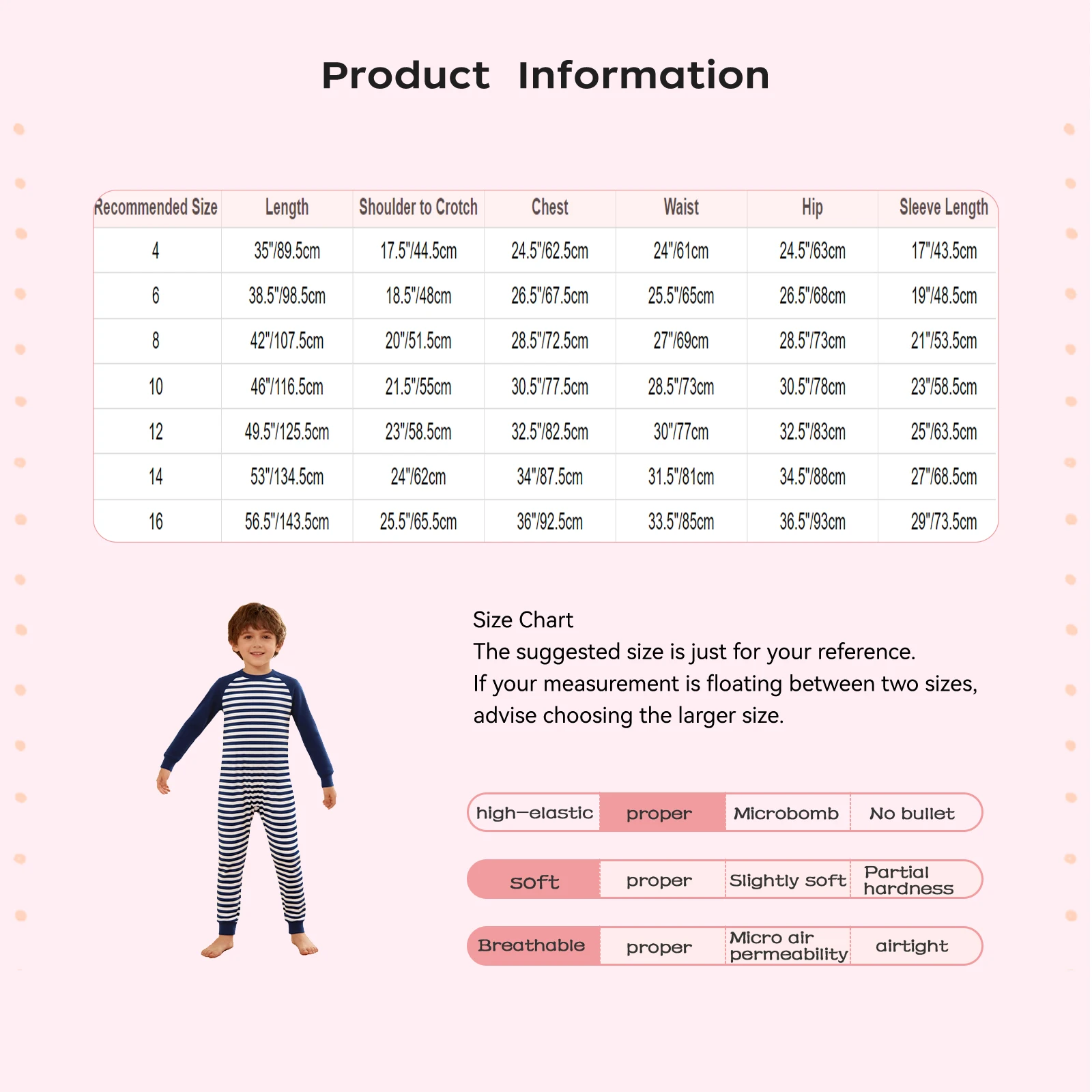 Kid Boys Girls Special Needs Jumpsuit Adaptive Clothing Long Sleeve Full Length Anti-Strip Back Zipper Stripes Rompers One-piece view 6