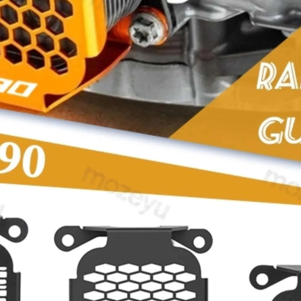 

New For 990 Duke 2024 2025 2026 Duke 990 Oil Water Heat Exchanger Guard Engine Cooling Cover Protector Motorcycle Accessoreis