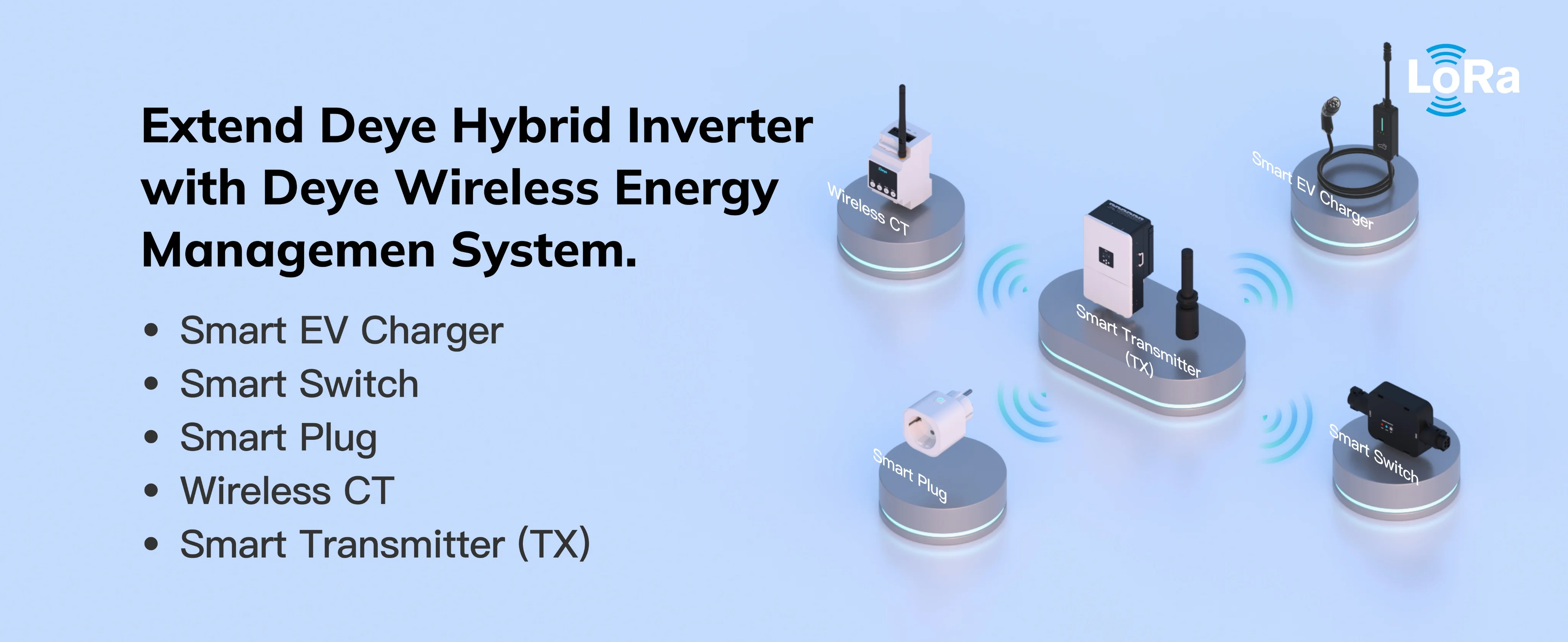 Entrega Rápida em Domicílio: Novo Transmissor Inteligente Deye Sun-smart-tx01 para Comunicação Lora em Inversores Híbridos com Controle de Carga Inteligente