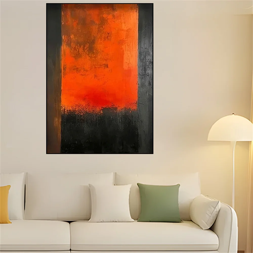 

Abstract Flwoers Canvas Art 100% Hand Painted Canvas Oil Painting Blue Wall Art Home Living Room Wall Picture Decor