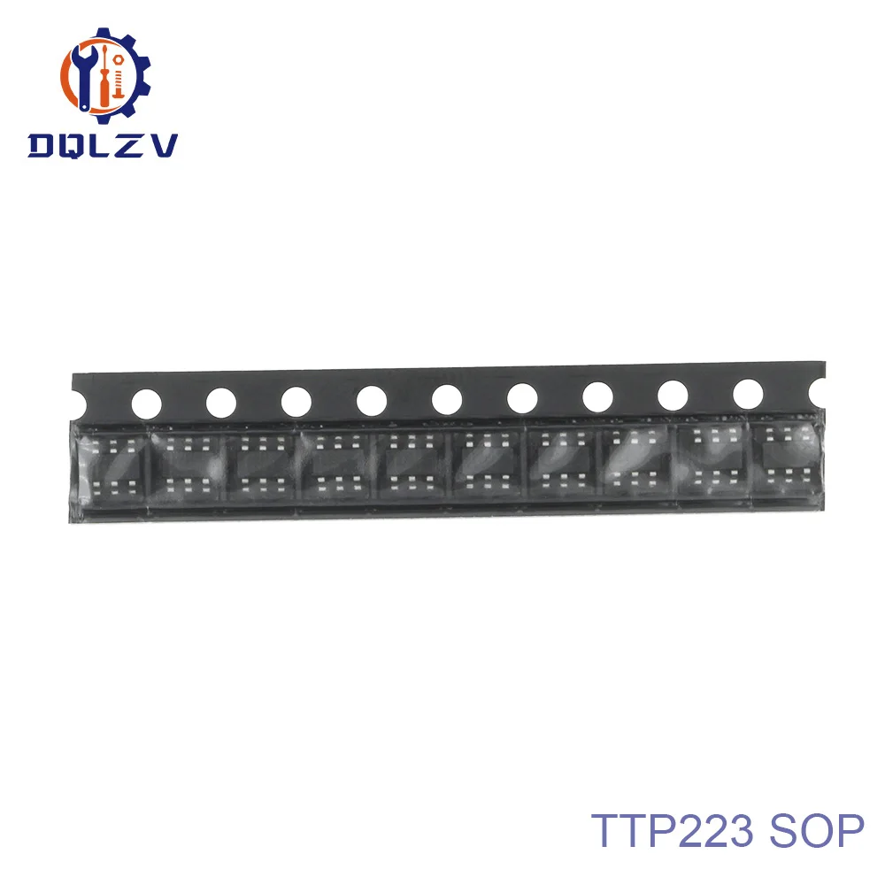 TTP223 Touch Key Switch Module Touching Button Self-Locking/No-Locking Capacitive Switches Single Channel Reconstruction