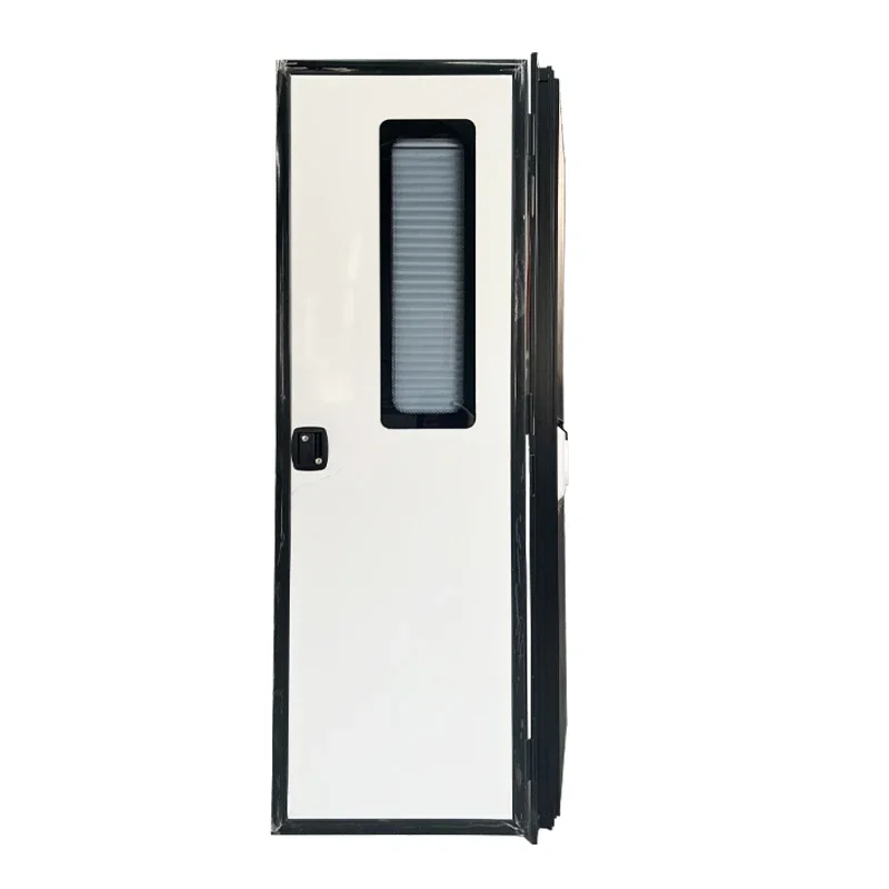 Factory Price Motorhome Spare Parts Right Angle Entry Door 620*1800mm With Blind for RV Travel Trailer Caravan