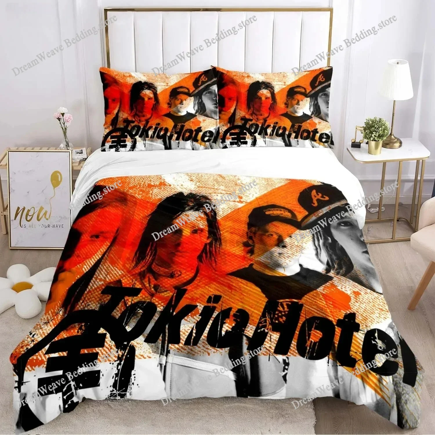 

Duvet Cover Tokio Hotel Band Pillowcase Bedding Set Boy Girl Bedroom Decoration Children Gift Single Double Large Size963963
