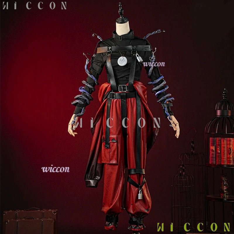 Identity V เกมหนึ่งตัวละคร Survivor ผู้ป่วย Emil Abyssal สยองขวัญโพสต์-Apocalyptic ค้นหากู้ภัยคอสเพลย์เกมเครื่องแต่งกายชุดเต็ม