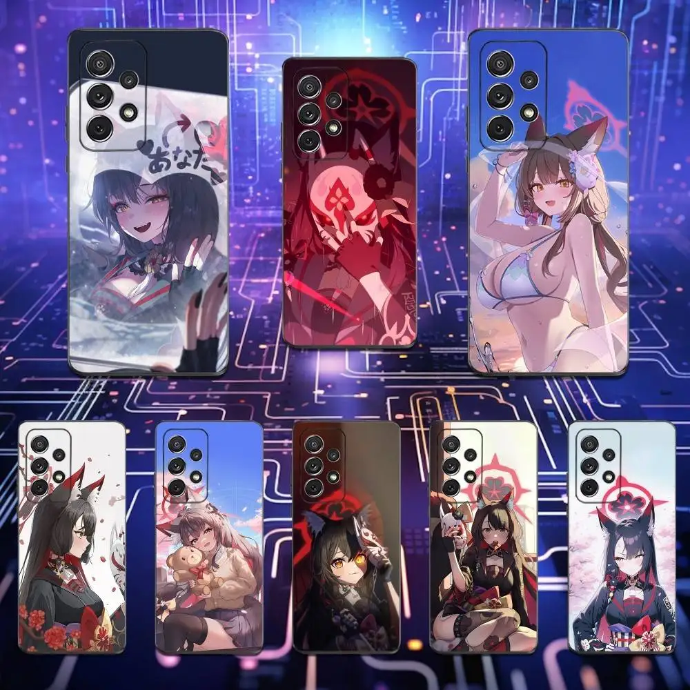 

Game A-Archive K-Kosaka Blue Case For Samsung S25,S24,S23,S22,S21,S20,S10,Ultra,Plus,Lite,FE,Soft Silicone Black Cover