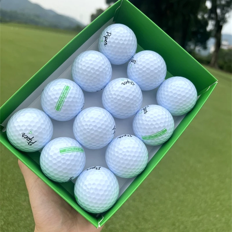 Long Distance Golf Ball for Men and Women, Two Layer Ball, Professional Players Ball, 12 Balls Per Box, New