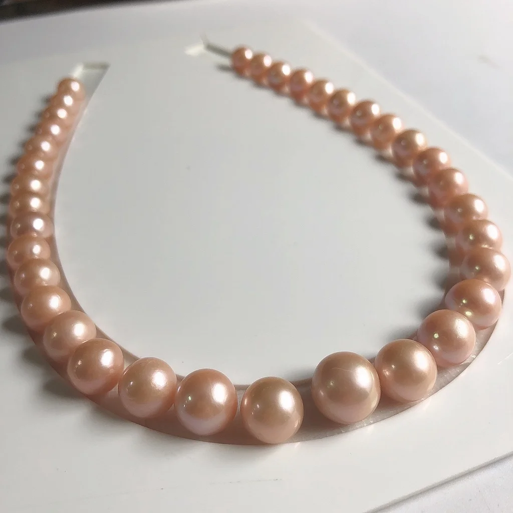 11-14mm edison round shape freshwater pearl wholesale for women jewelry making