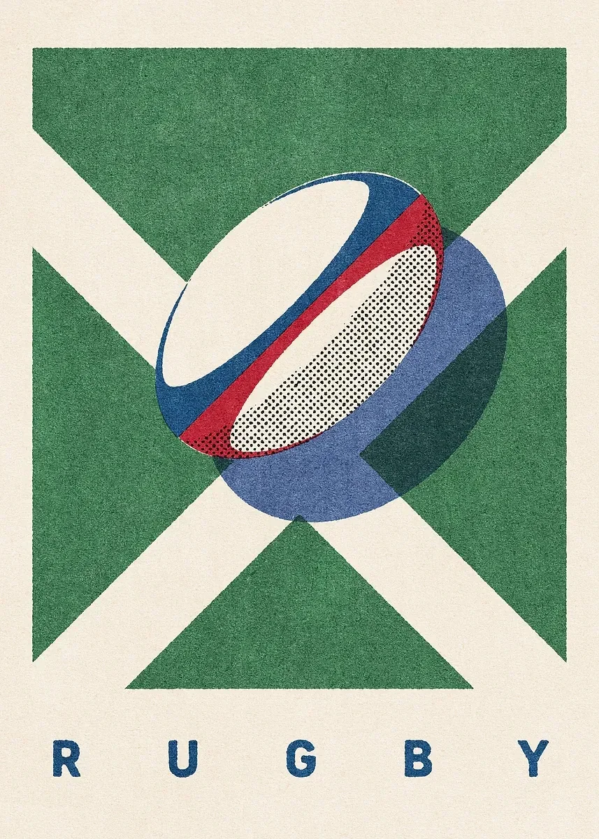 Minimalist Canvas Posters Funny Sports Balls Summer Games Rugby Basketball Prints Fashion Wall Art Home Living Room Decor view 5