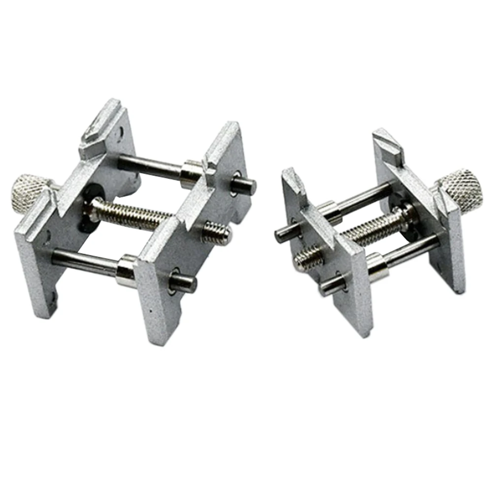ABQR 2 Set Metal Watch Movement Holder Fixed Base Multi Function for Watchmaker Watch Clamp Watches Repair Tools Accessories