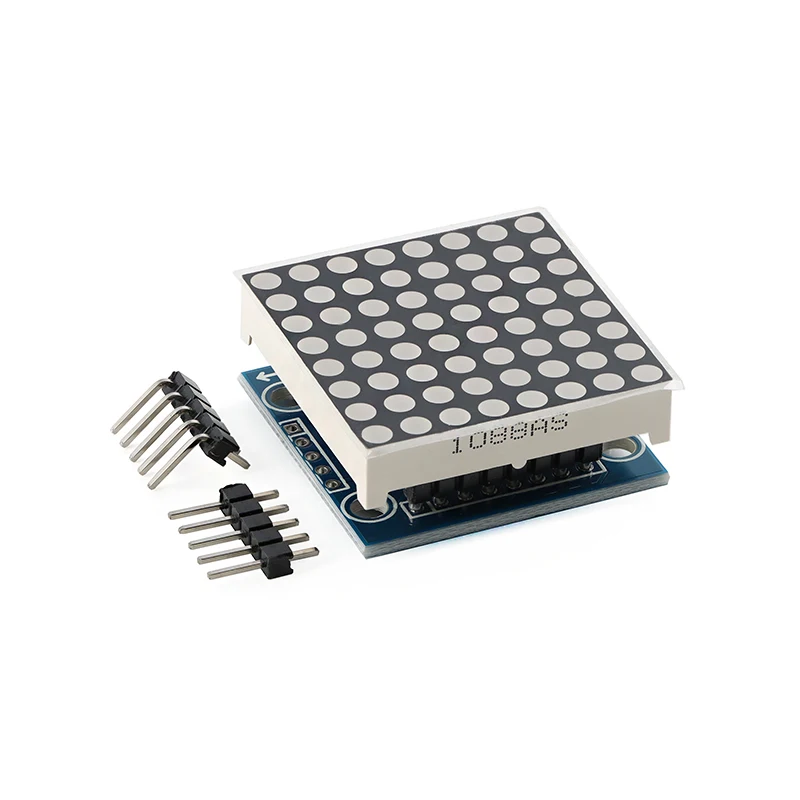 Матричный модуль MAX7219, однокристальный микрокомпьютер управления светодиодным модулем привода, модуль управления дисплеем красный, синий и зеленый