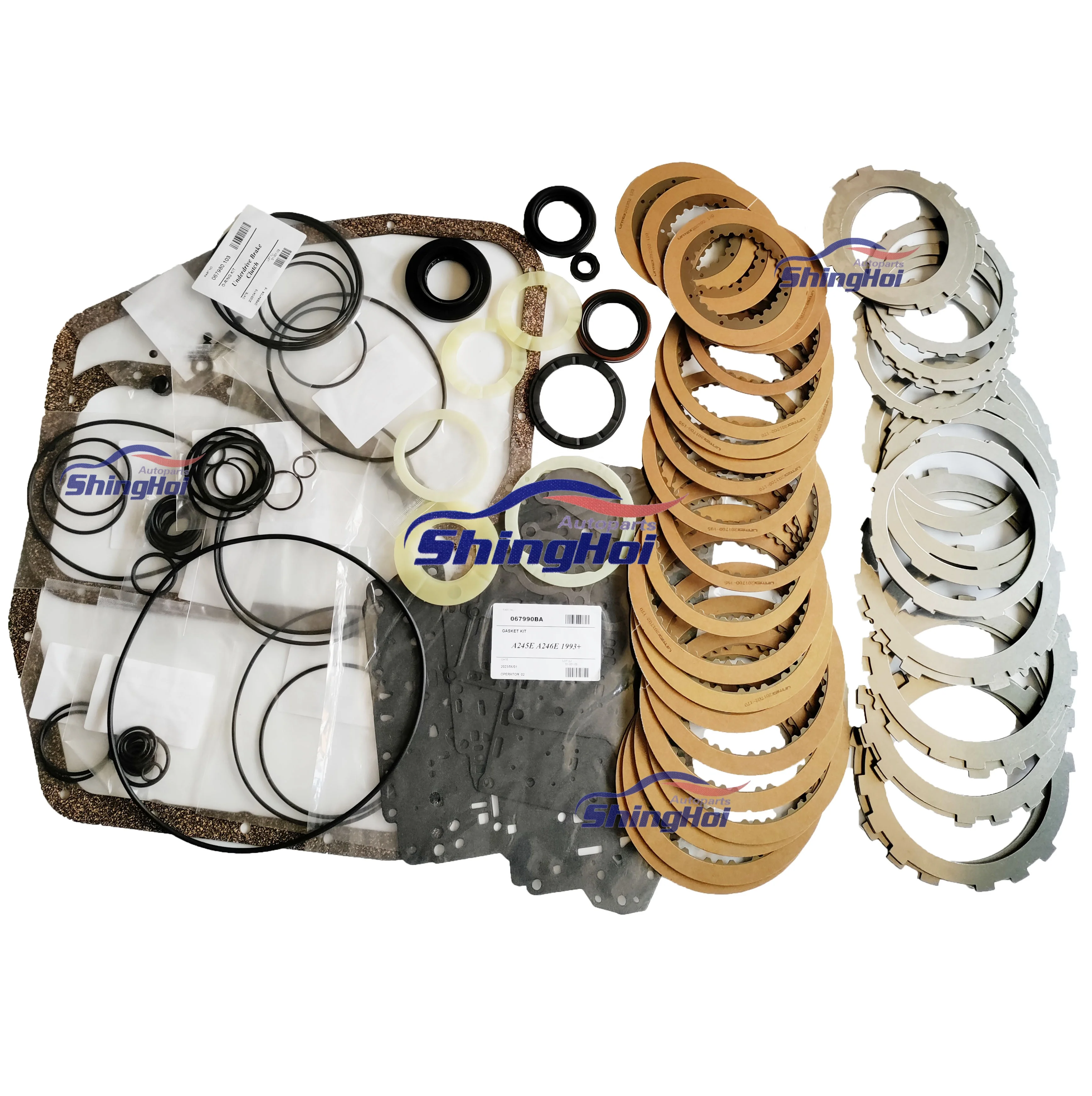 New 4 Speed A240E A245E A246E Automatic Transmission Master Rebuild Kit with Steel Friction