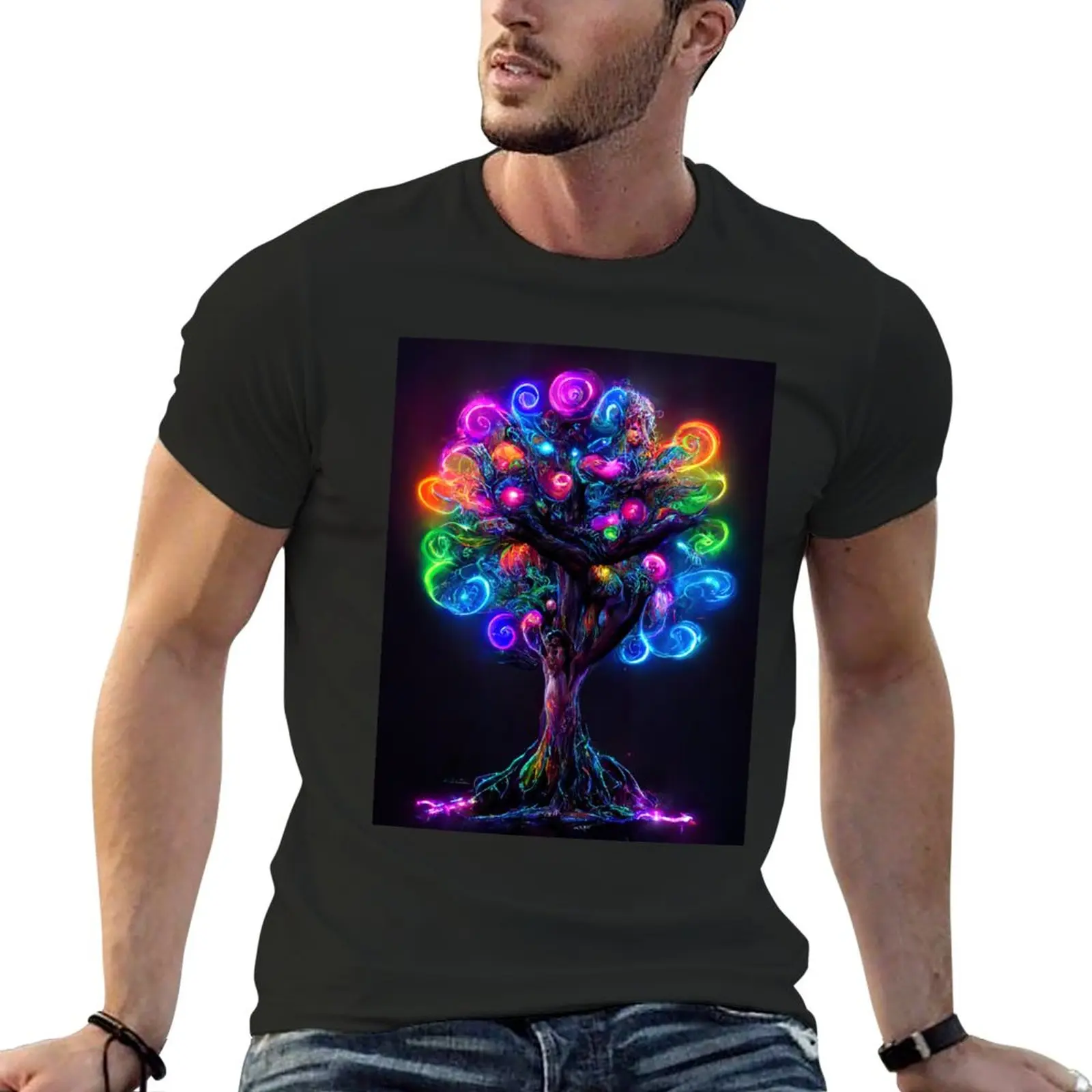 New A Wishing Tree of Life and Dreams T-Shirt custom t shirt custom t shirts man clothes plain white t shirts men