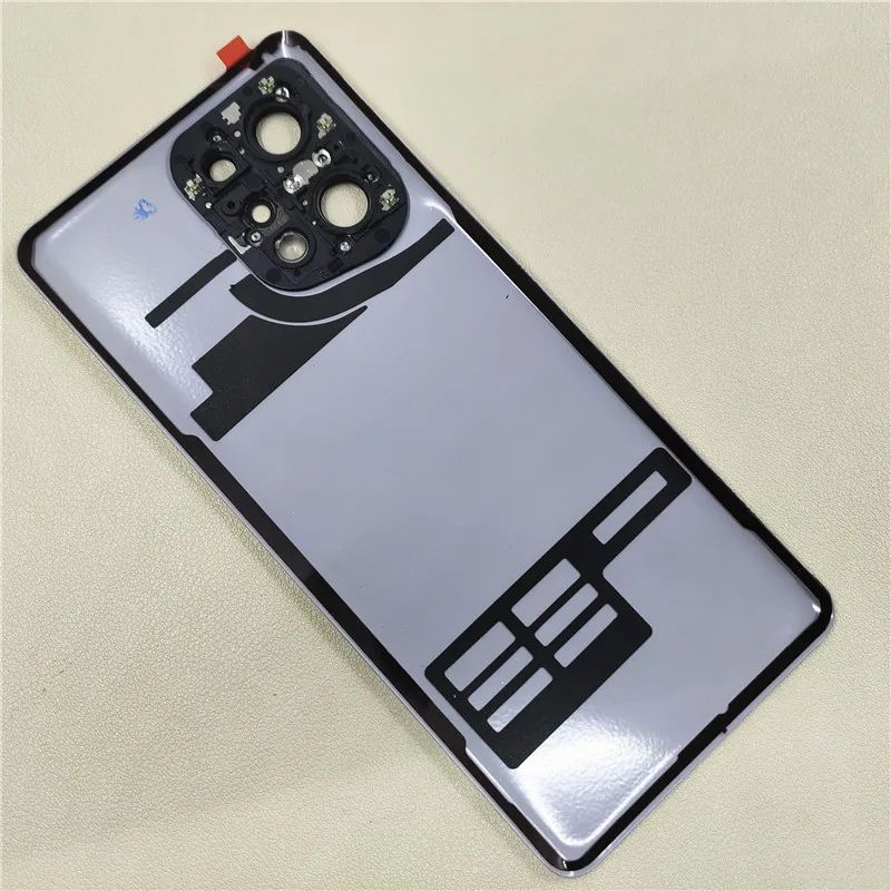 Battery Cover for Oppo Find X5 Back Housing Glass Rear Door Panel with Camera Lens +Adhesive Replacement Repair Parts