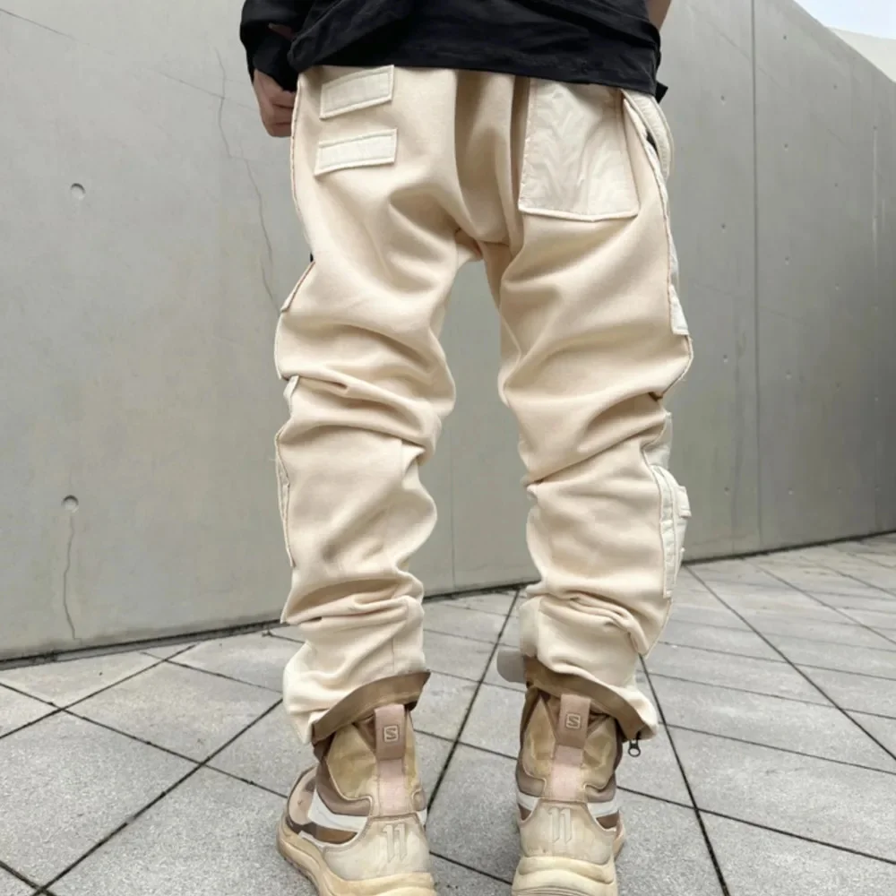 Design Multi-Pocket Patch Techwear Military Style Pants High Street Men's and Women's Casual Trousers