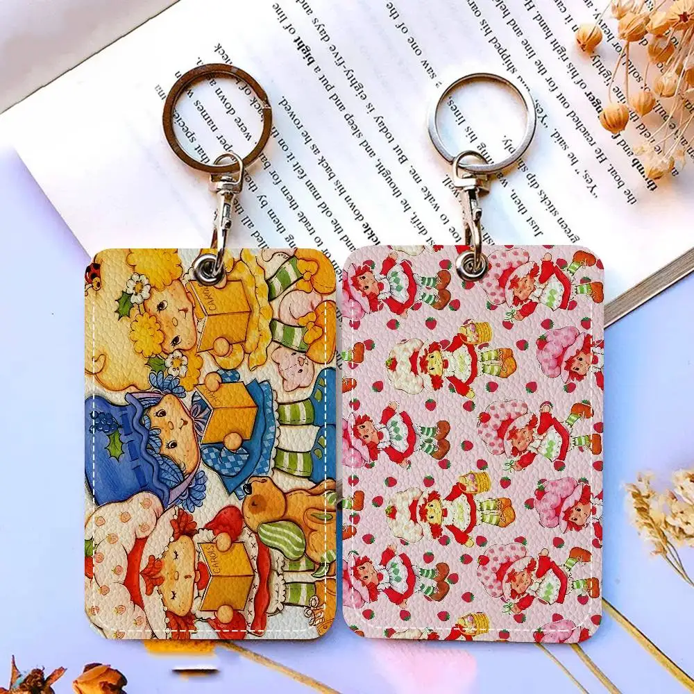 

Брелок-держатель для банковских карт, карт метро и автобуса, ID-карт и пропусков, цвет клубнично-розовый, для девочек