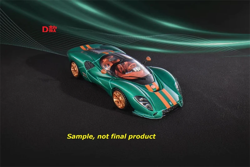 

Миниатюрная модель автомобиля Mirage 1:64 P72 De Tomaso, литая под давлением, для подарков