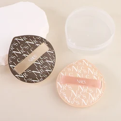 Powder puff set, 2 air cushion powder puffs &1 storage box, wet and dry cosmetic sponge, suitable for cream, powder and liquid.