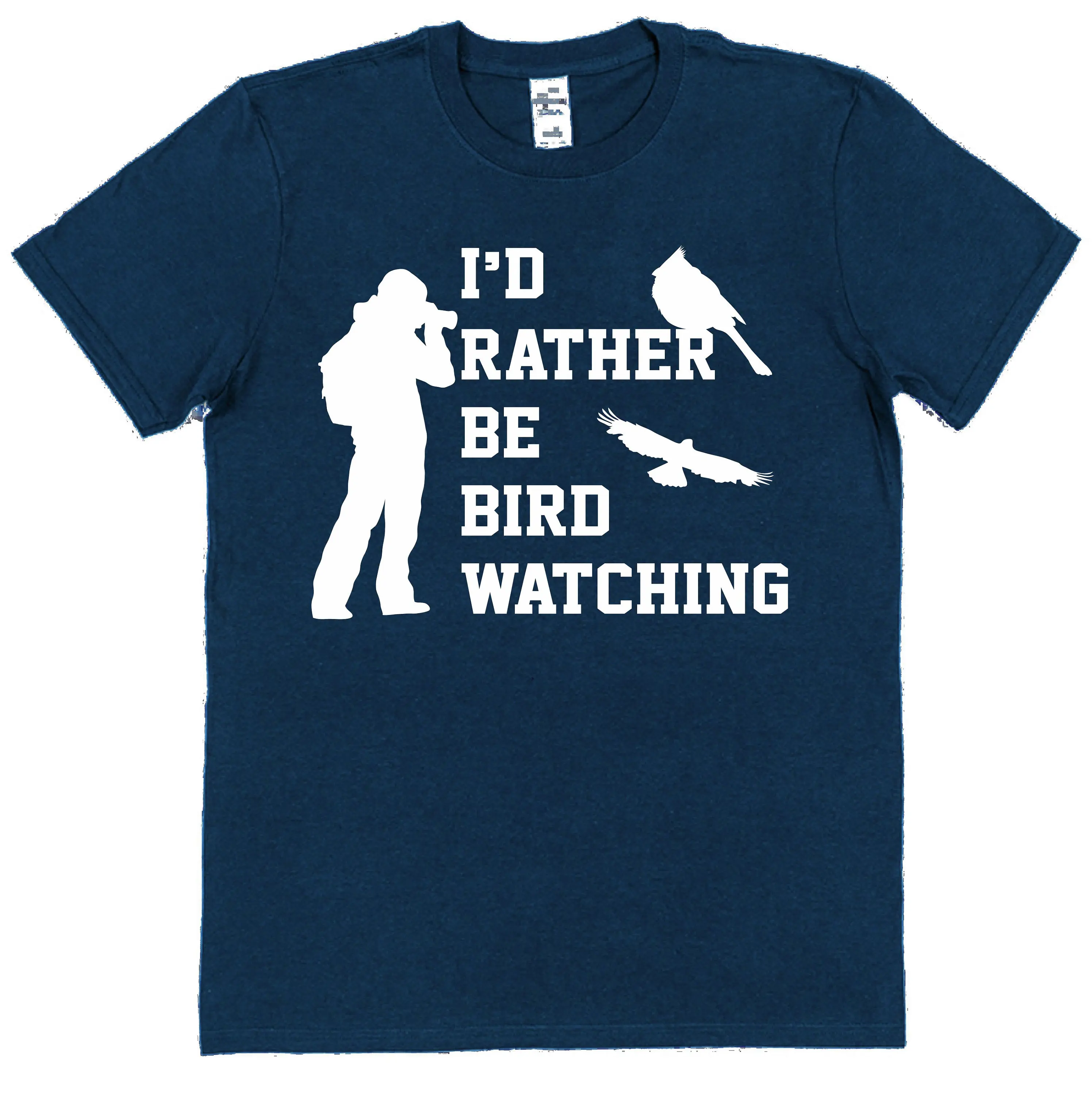 I'd Rather Be Bird Watching T Shirt for Watcher s Twitcher shirts Ornithology Birder OrnithologisT