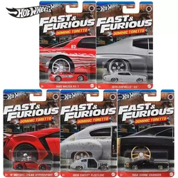 Originele Hot Wheels Auto Snel En Furieus Dominic Toretto Speelgoed Voor Jongens 1/64 Diecast Mazda Rx-7 Chevelle Ss Motoren Lykan Hypersport