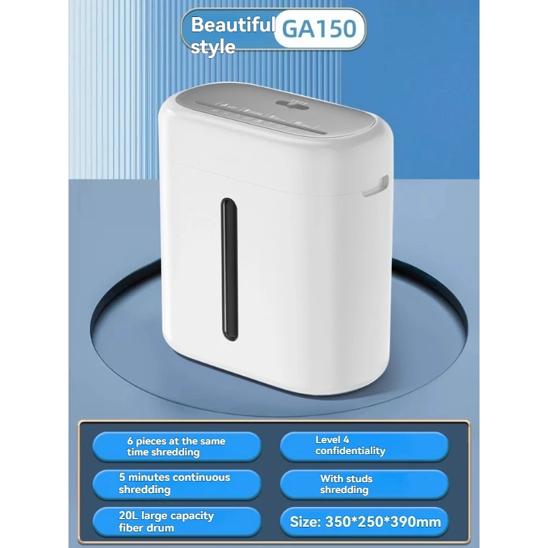 New Household Small Shredder, Office Specific Desktop Shredder, Commercial Grade 4 Confidential, Modern, Simple and Fashionable