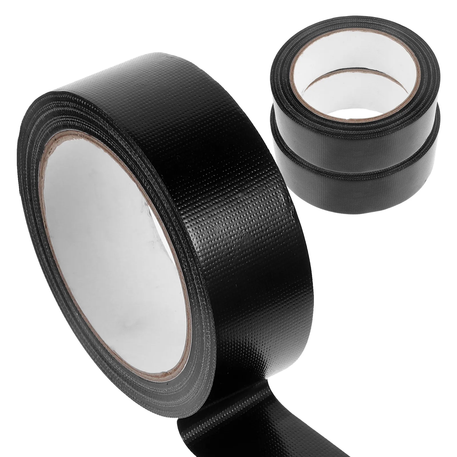 

3 Rolls 20m Black 35mm Wide Waterproof Cloth Tape Heavy Duty Duct Tape for Pipe Repair Leak Proof Sealant Outdoor Extra Strong
