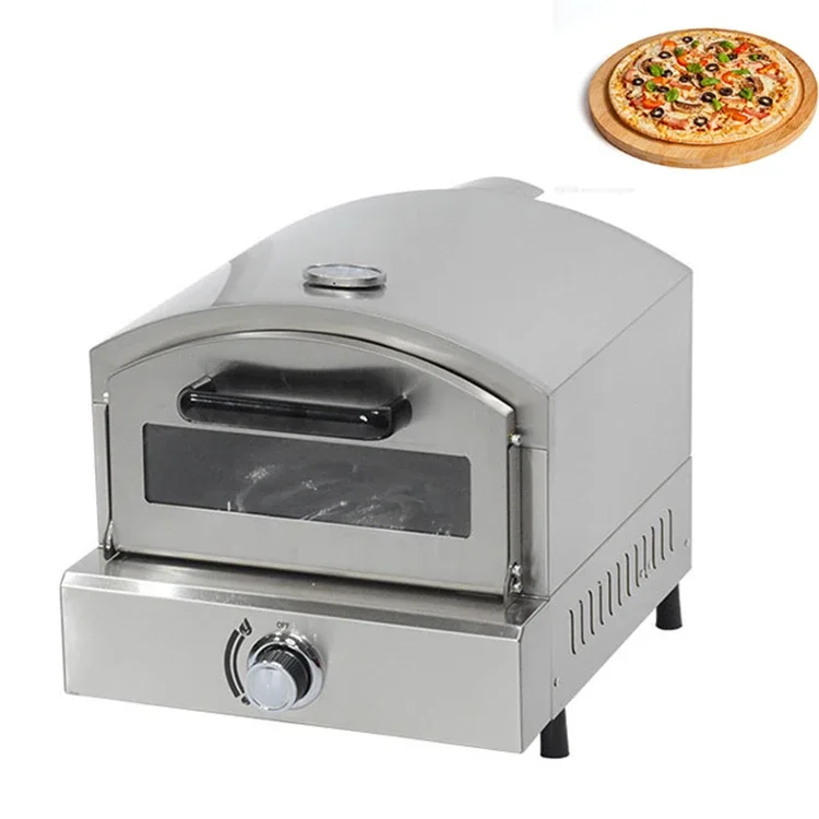 

Portable Desktop Household Stainless Steel Commercial Pizza Maker Oven Toaster Oven Gas Pizza Oven