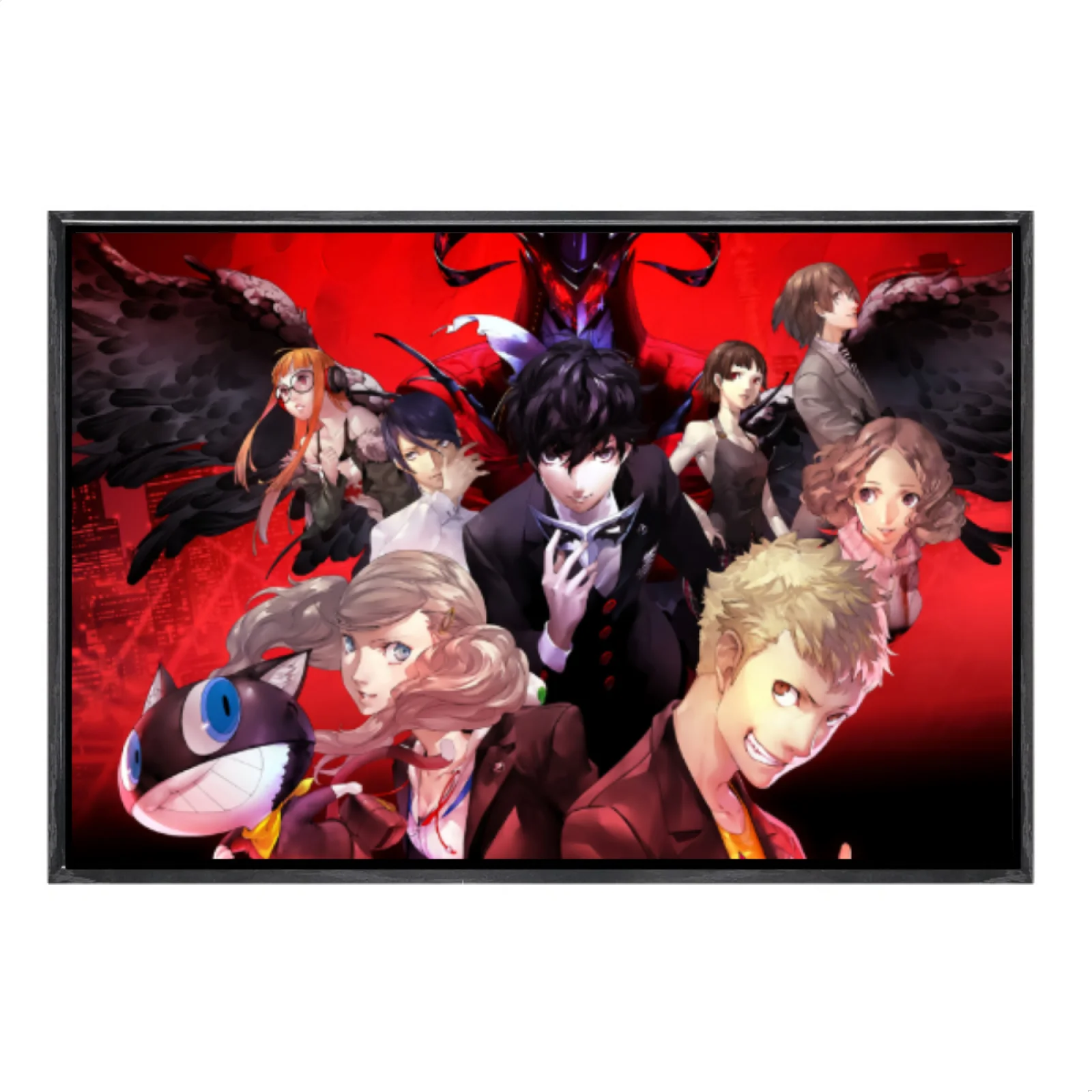 

Japanese Manga Multi-Size Canvas Poster Double Framed Wall Art,Dark Souls Home Decor for Living Room Bedroom