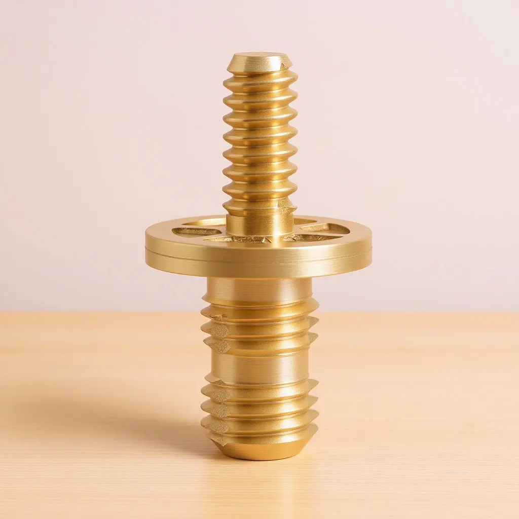 

Robust Copper Pool Cue Connecting Screw for Extended Handle Improved Control Easy Installation Compatible with All Billiard Cue