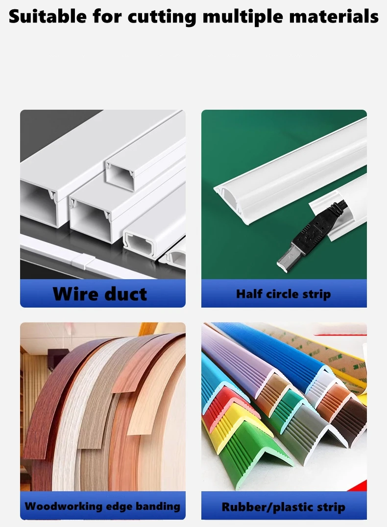 Scharfe Multi-Winkel-Gehrungsschere, verstellbar von 45 bis 135 Grad mit Sicherheitsverriegelung, Handwerkzeug zum Schneiden von Kunststoff, PVC-Profilen – Detail 6