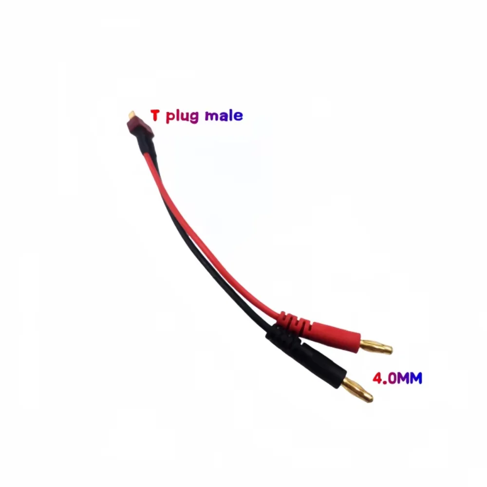 4.0mm Banana Plug Adapter 4.0mm Banana Plug to XT60/T/XT30 Plug Extension Cable for Battery Charging view 4