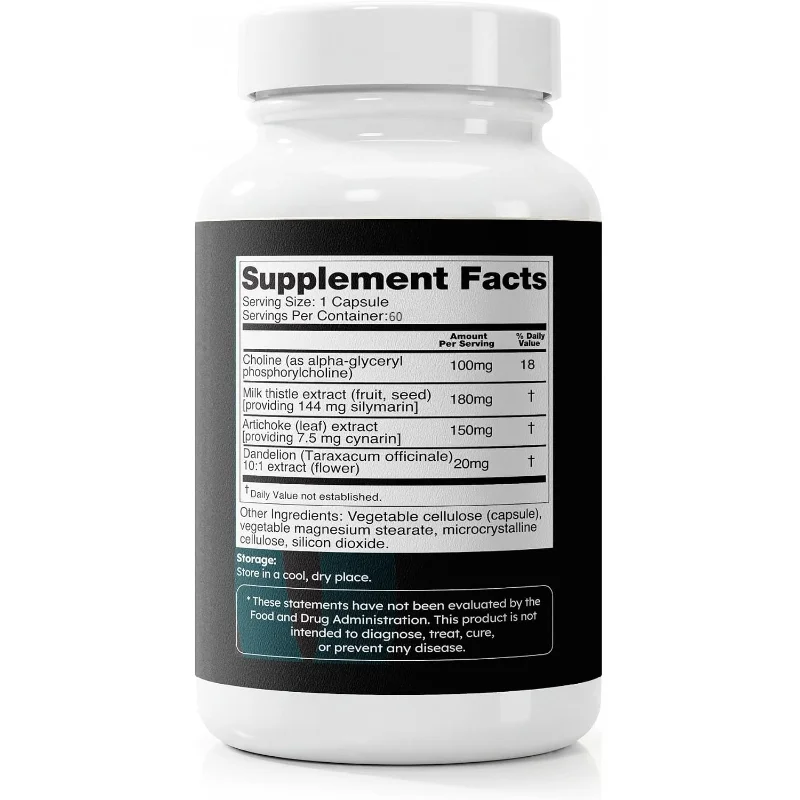 Milk Thistle Capsules 19000mg, 50 Fold Concentrated Seed Extract and 80% Silymarin Standardized, Liver Health Support Supplement