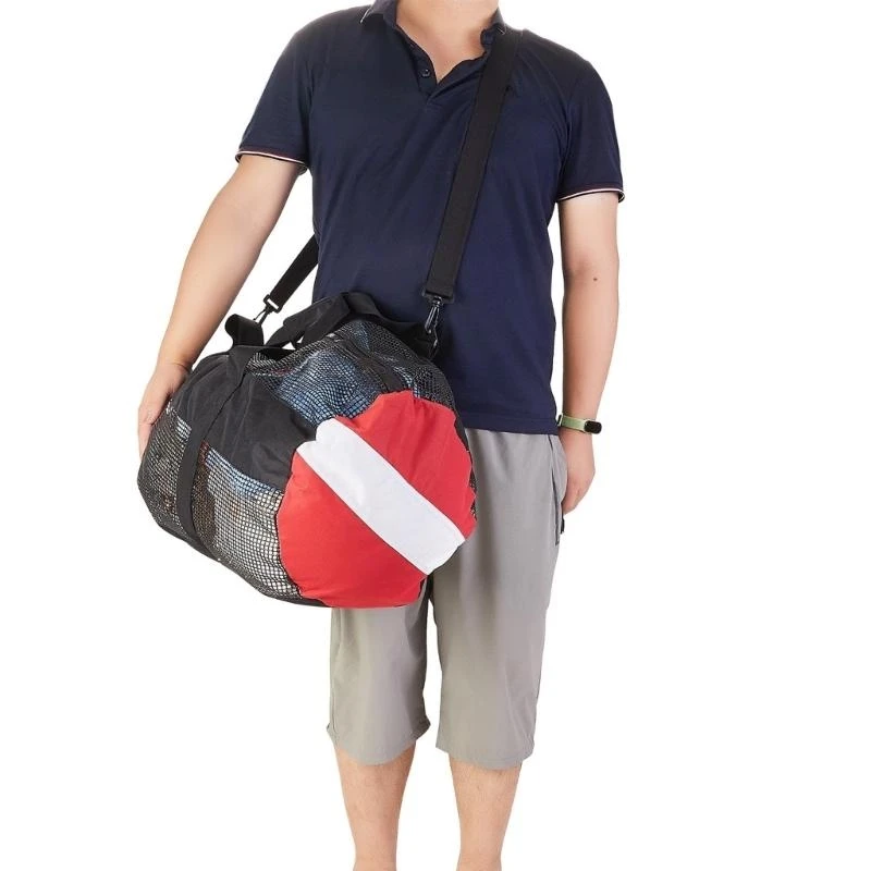 Mesh Duffels Dive Scubas Bag Diving Equipment Foldable Diving Bag with Zipper