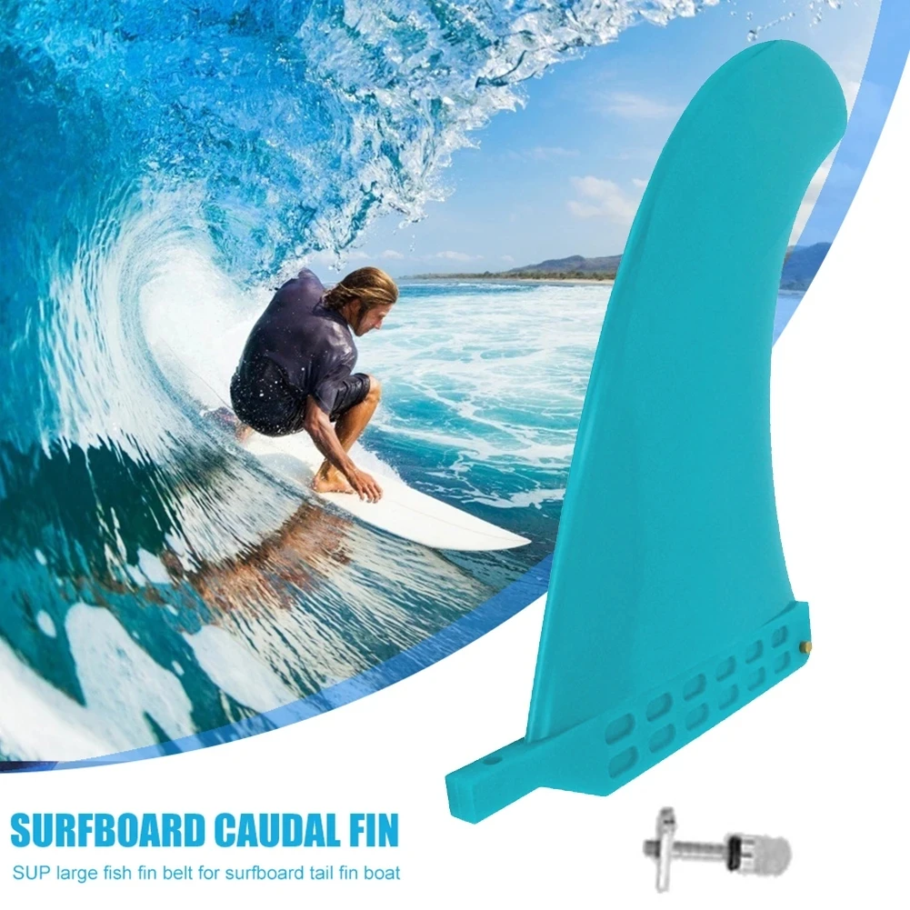 9inch Surf Fin SUP Single Center Fin Nylon Long Board Surf Board Paddle Board With Fin Screw Surfing Sports Accessories