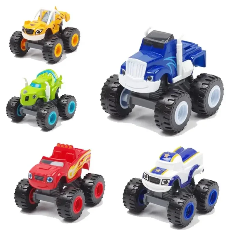 Flame and machine monster Car toys Russian Crusher Truck Vehicles Figure Blaze Toy blaze the monster machines birthday Gifts