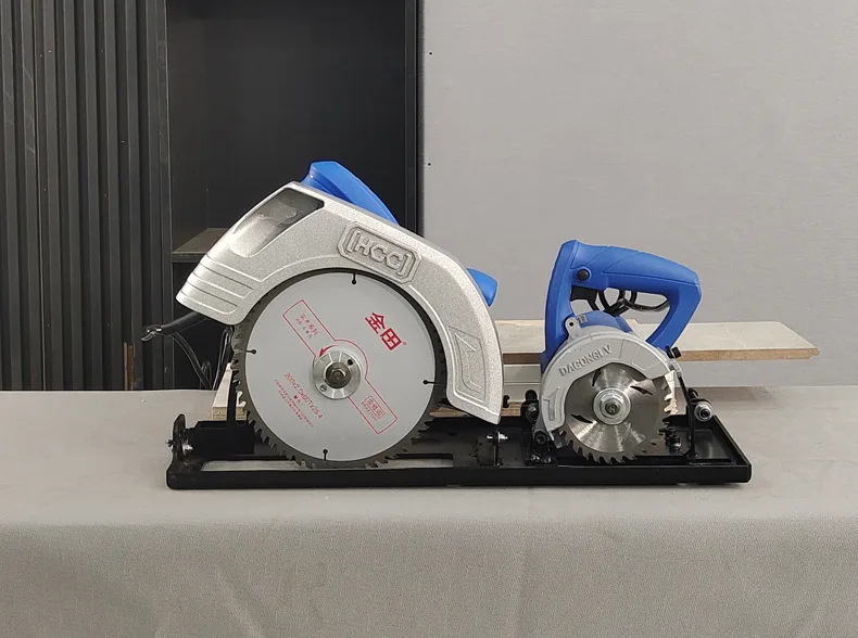 2 in 1 Wood Precision Table Panel Saw With Main Saw and Scoring Saw Blade Multifunctional Table Saw Integrated Type Mother-saw