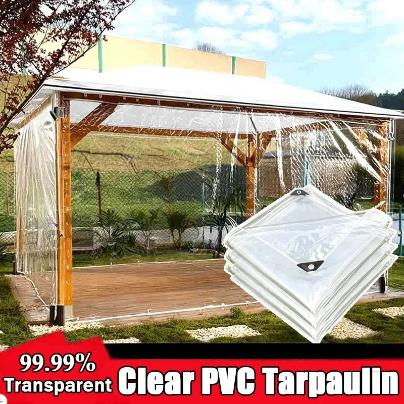 

Утолщенная уличная сверхмощная брезентовая беседка, прозрачная занавеска для брезента, зимняя терраса, ветрозащитный экран, прозрачный чехол для брезента