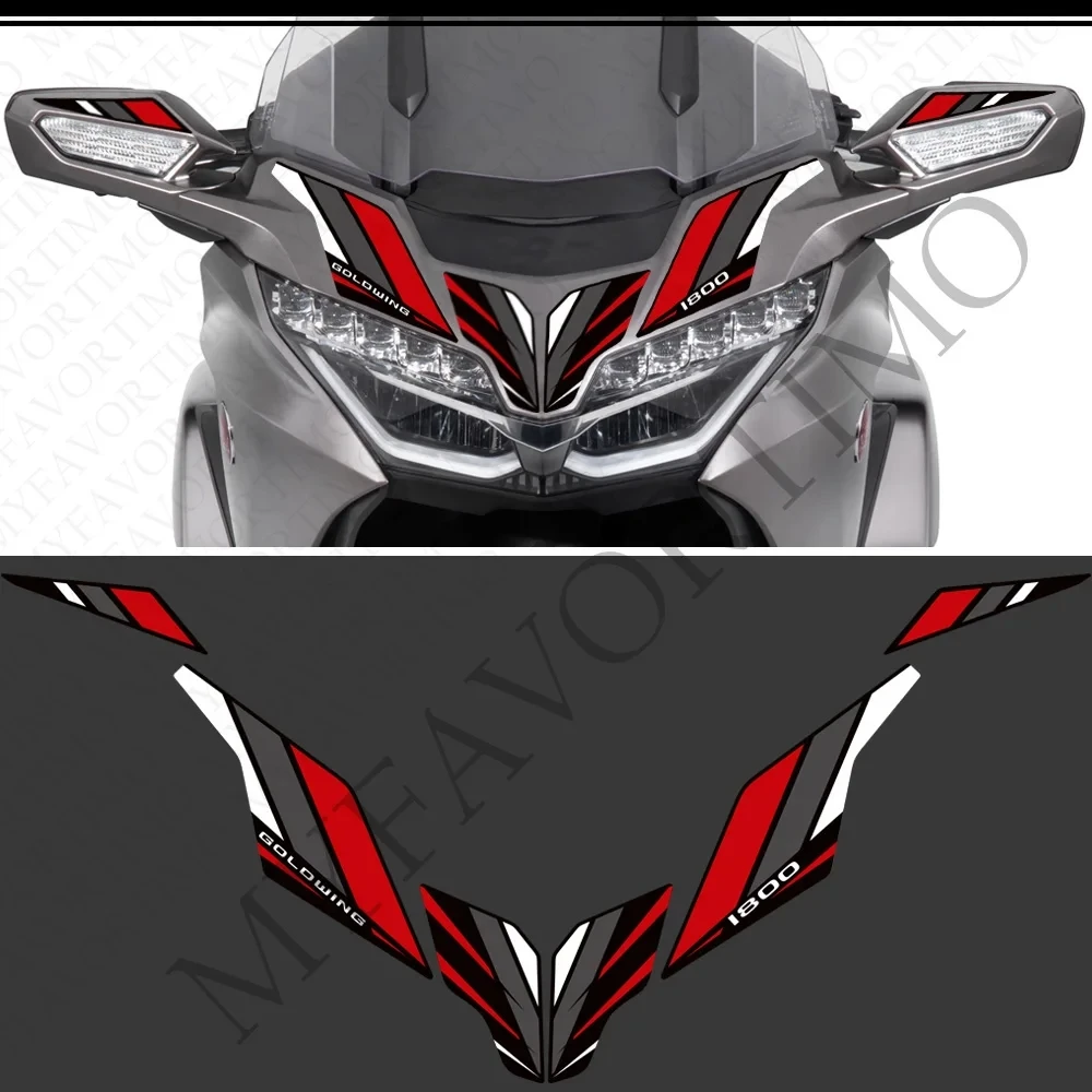 Tank Stickers For HONDA GOLDWING 1800 F6B Tour Motorcycle GL 1800 Tank Pad Fairing Stickers Protection Tank Decals Protector