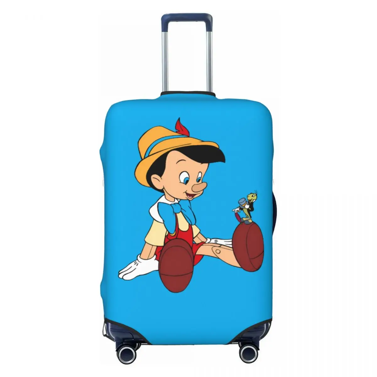 

Custom Cartoon P-Pinocchio Luggage Cover Fashion Suitcase Protector Covers Suit For 18-32 inch