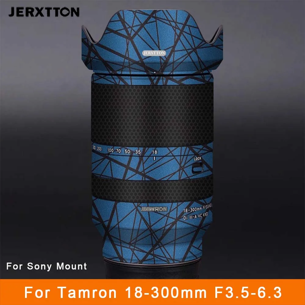 ملصق عدسة الكاميرا لـ Tamron 18-300 مللي متر F3.5-6.3 مناسب لسوني جبل ماكرو معطف يلتف واقي الفيلم ملصق حائط من الفينيل الجلد 18 300