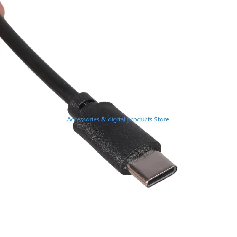 77JD DC12V 24V To 5V Type C Step Down Cable 3A Output For Electronics Charging Cord