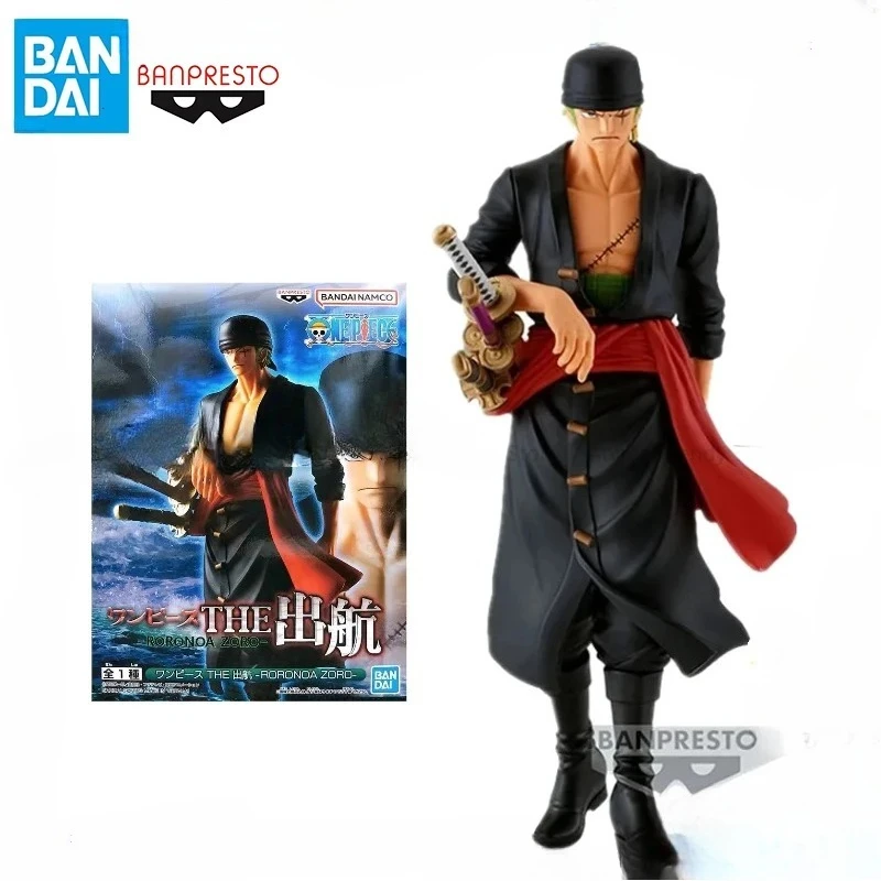 

In Stock Bandai Original Banpresto Anime One Piece THE Roronoa Zoro PVC Action Figure Model Collection Limited Gift Toys WY