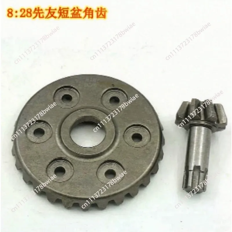Tricycle small power gear 8:28-13:37 First friend, then axle teeth package, short bowl angle teeth