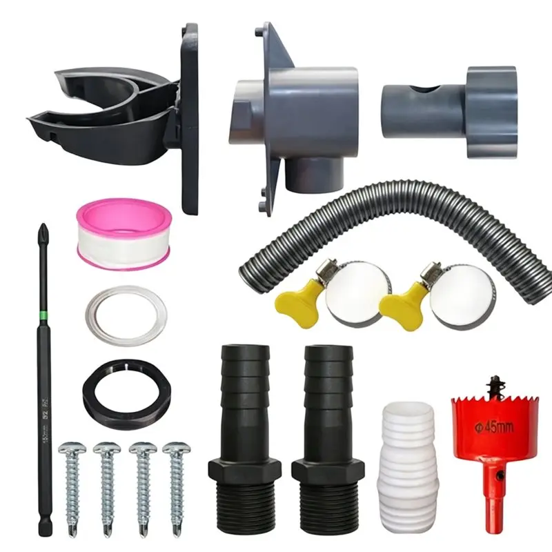AEE8-Rainwater Collector Downpipe Diverter System For 70-110Mm Gutters, Roof Downspout Hose For Home Garden Lawn Patio